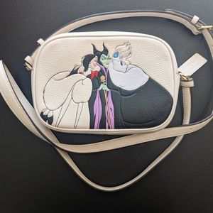 NEW Disney X Coach Villains Purse with dust bag